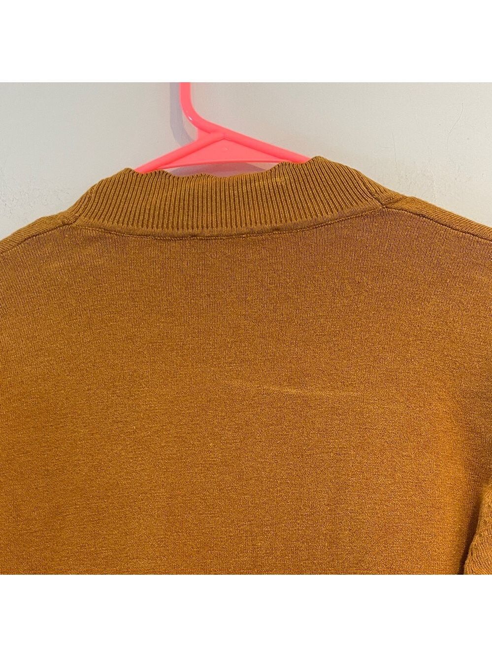 NWOT Evolution by Cyrus Mustard Yellow Open Front Cardigan Size Small Petite - Picture 7 of 7